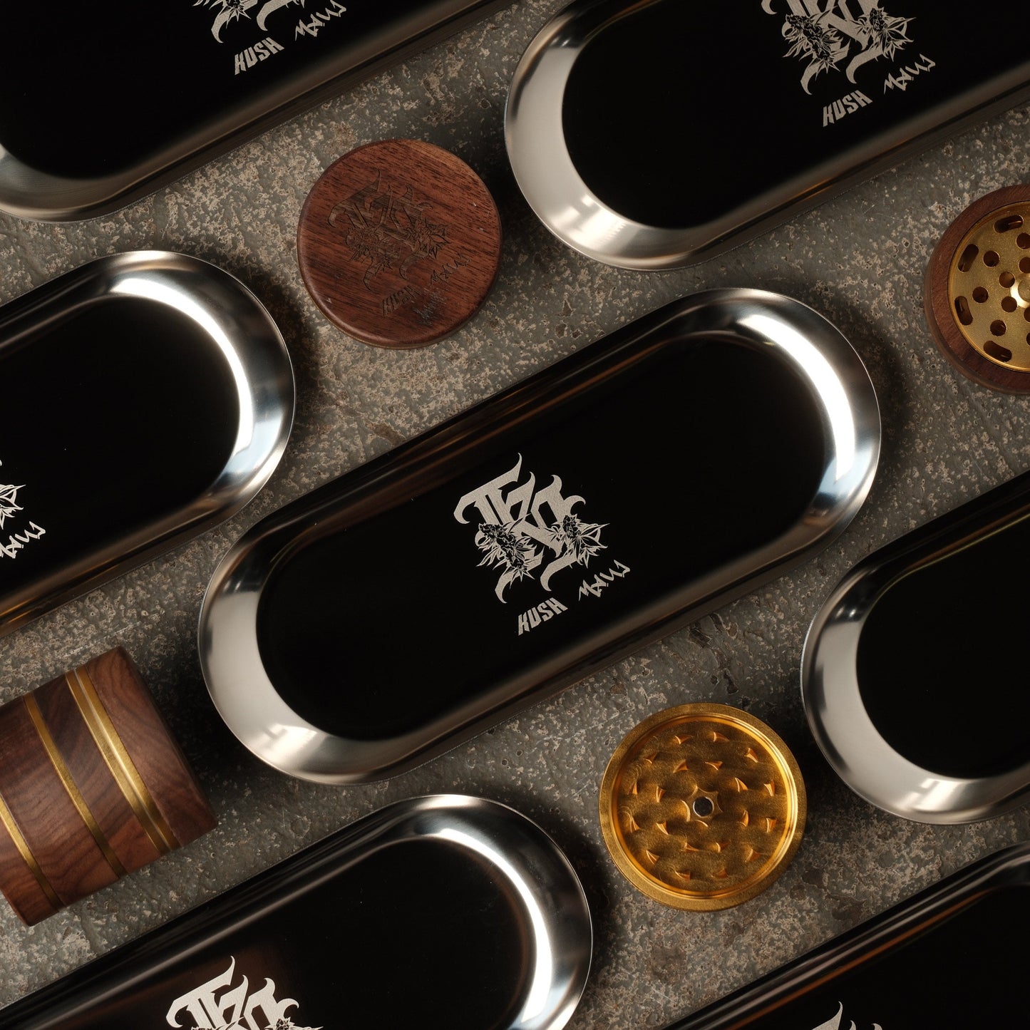 Kush Maui - Chrome Rolling Tray