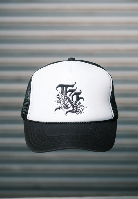 Kush Maui - Trucker Hat (White & Black)