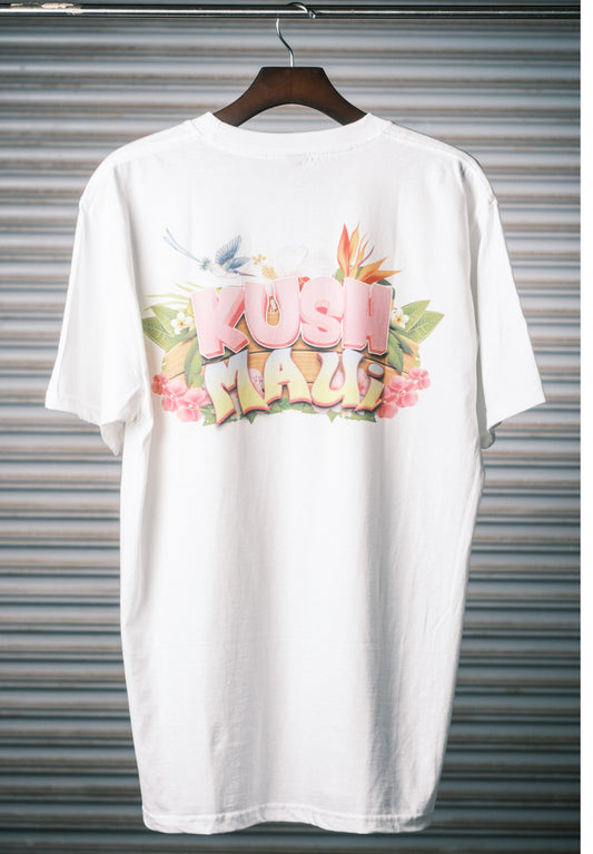 Kush Maui - Floral Edition T-shirt (White)